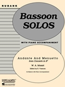 Andante and Menuetto by Mozart Wolfgang Amadeus - Voxman Himie - for