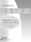 Allerseelen Opus 10 #8 by Strauss Richard - Walters Harold - for Alto Saxophone and Piano