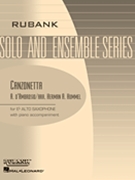 Canzonetta Opus 6 by d'Ambrosio Alfredo - Hummel Herman - for Alto Saxophone and Piano