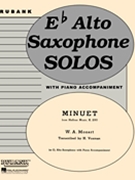 Minuet (from Haffner Music K. 250) by Mozart Wolfgang Amadeus - Voxman Himie - for Alto Sax