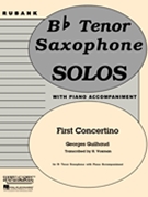 1st Concertino by Guilhaud Georges - Voxman Himie - for Tenor Saxophone and Piano