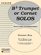 Concert Aria by Mozart Wolfgang Amadeus - Voxman Himie - for Trumpet and Piano