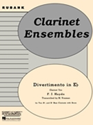 Divertimento In E-flat by Haydn Joseph - Voxman Himie - for Clarinet Trio