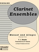 Menuet and Allegro by Haydn Joseph - Voxman Himie - for