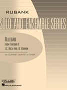 Allegro From Sinfonia Ii by Bach Johann Sebastian - Voxman Himie - for Clarinet Quintet