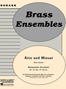 Aria and Minuet by Scarlatti Alessandro - Johnson Clair - for