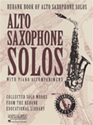 Rubank Book Of Alto Sax Solos Int Level by Various for Alto Saxophone S