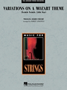 Variations On A Mozart Theme by Mozart Wolfgang Amadeus - Longfield Robert - for String Orchestra