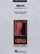 Presto by Mozart Wolfgang Amadeus - Hoffman Jamin - for String Orchestra