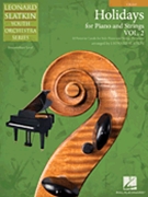 Holidays For Piano & Strings Volume 2 by Christmas Carols - Slatkin Leonard - for Cello