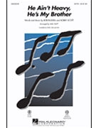 He Ain't Heavy He's My Brother by Bob Russell Bobby Scott - Huff Mac - for SATB
