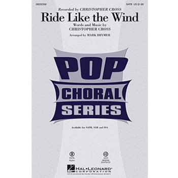 Ride Like The Wind by - Brymer Mark - Cross Christopher for SAB and Piano