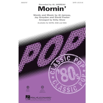 Mornin' by - Shaw Kirby - Al Jarreau for Accompaniment CD