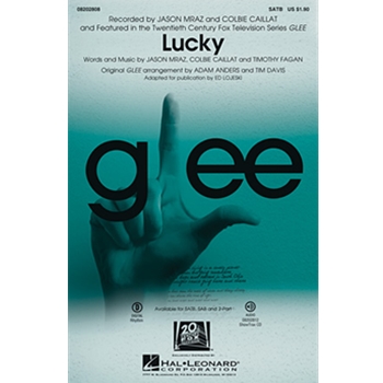 Lucky - From Glee by - Anders and Davis / Lojeski - Jason Mraz for SAB