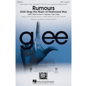 Rumours Glee Sings The Music Of... by - Anders and Astrom / Emerson - Glee Cast for 3-Part Mixed (...fleetwood Mac)