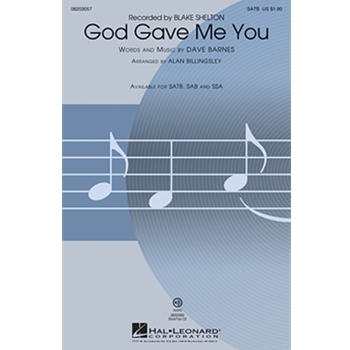 God Gave Me You by - Billingsley Alan - Blake Shelton for SAB