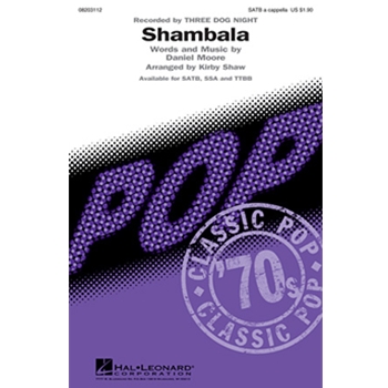 Shambala by - Shaw Kirby - Three Dog Night for TTBB
