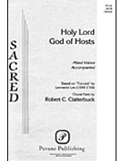 Holy Lord God Of Hosts by Clatterbuck Robert for SATB