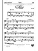 Kyrie Eleison by Kean Ron for SATB