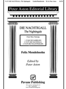 Die Nachtigall by Mendelssohn Felix - Peter Aston - for SATB a cappella