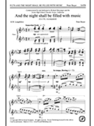 And The Night Shall Be Filled With Music by Boyer Peter for SATB
