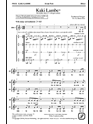 Kaki Lambe by - Tate Brian - for SSAA