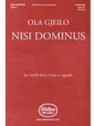 Nisi Dominus by Gjeilo Ola for SATB
