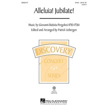 Alleluia Jubilate by Pergolesi Giovanni Battista - Liebergen Patrick M - for 2-Part
