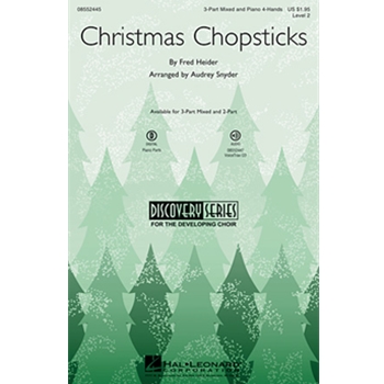 Christmas Chopsticks by Heider Fred - Snyder Audrey - for 2-Part