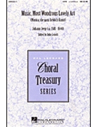 Music Most Wondrous Lovely Art by Jeep Johann - Leavitt John - for SATB