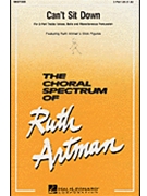 Can't Sit Down by - Artman Ruth - for 2-Part