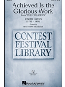 Achieved Is The Glorious Work by Haydn Joseph - Michaels M - for SATB