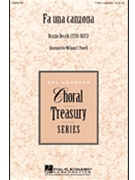 Fa Una Canzona by Vecchi Orazio - Powell William - for TTBB a cappella