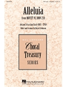 Alleluia From Motet #6 Bwv230 by Bach Johann Sebastian - Robinson Russell L - for SSA