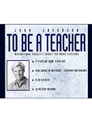 To Be A Teacher by Jacobson John for CD