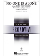 No One Is Alone by Sondheim Stephen - Brymer Mark - for SATB
