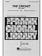 Cricket by des Prez Josquin - Payson Arnold - for SATB a cappella