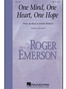 One Mind One Heart One Hope by Emerson Roger for SAB and Piano