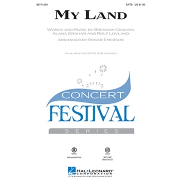 My Land by Lovland Rolf - Emerson Roger - for SAB