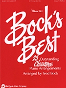 Bock's Best Volume 3 Christmas by Bock Fred - Bock Fred - for Piano