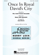 Once In Royal David's City by Gauntlett Henry John - Briscoe Anna - for SSA
