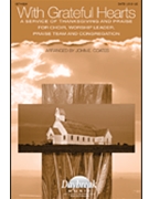 With Grateful Hearts by - Coates John - for SATB