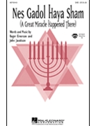 Nes Gadol Haya Sham by Emerson and Jacobson for Accompaniment CD
