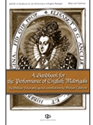Handbook For The Performance Of English by Madrigals for Text