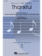 Thankful by - Dilworth Rollo - for SATB
