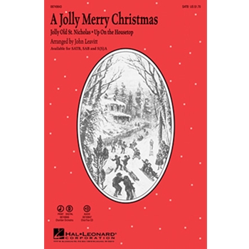 Jolly Merry Christmas by - Leavitt John - for SATB