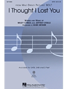 I Thought I Lost You by Powell John - Brymer Mark - Miley Cyrus for Accompaniment CD