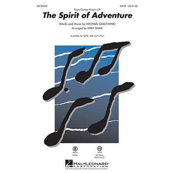 Spirit Of Adventure From "up" by Giacchino Michael - Shaw Kirby - for SATB