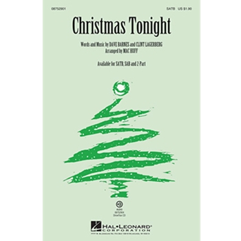 Christmas Tonight by Barnes and Lagerberg - Huff Mac - Hillary Scott for Accompaniment CD