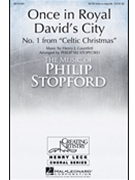 Once In Royal David's City by Gauntlett Henry John - Stopford Philip - for SATB